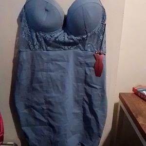 Baby blue dress